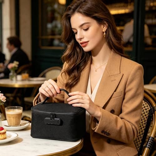 Lockable Bag Oxford Cloth Waterproof Handbag — view 2