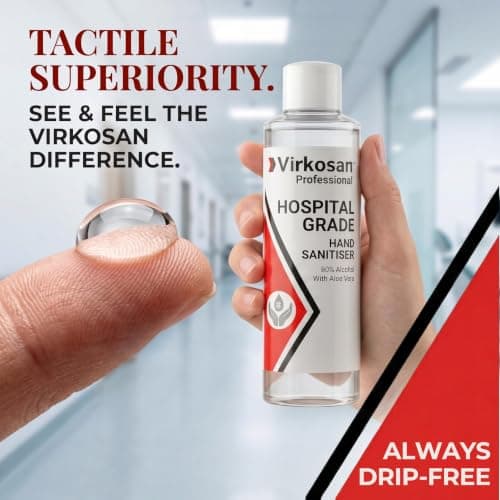 Virkosan Professional Hospital Grade Hand Sanitiser Alcohol Gel 80% Alcohol — view 3