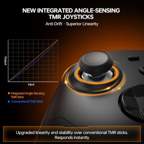GuliKit ES MAX Gaming Controller,Fast Bluetooth Wireless & Wired Gamepad — view 4
