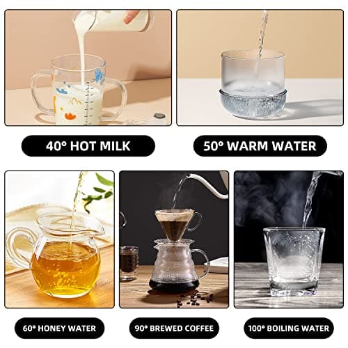 0.8L Electric Kettles Low Wattage Kettle Travel Kettle Electric 600W Fast Boil Mini Small Kettles Portable Energy Efficient Kettles with Auto Shut-Off and Boil-Dry Protection (Green) — view 5