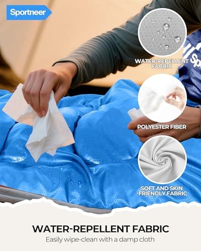 Sportneer Sleeping Bags for Adults - Kids Sleeping Bag 3-4 Season Lightweight Backpacking Sleeping Bag Cold Weather & Warm, Compact, Single Adult Girls Boys Camping Sleep Bag — view 6