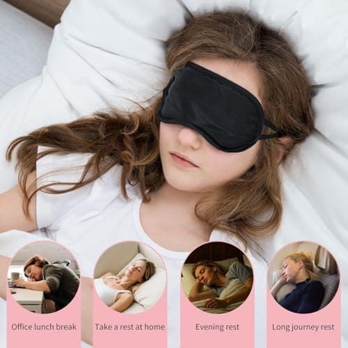 TVSVKWE 30 Pieces Of Black Eye Mask, Breathable And Comfortable Eye Mask, Sleeping Supplies, Suitable For Travel, Business Trip, And Family. — view 6