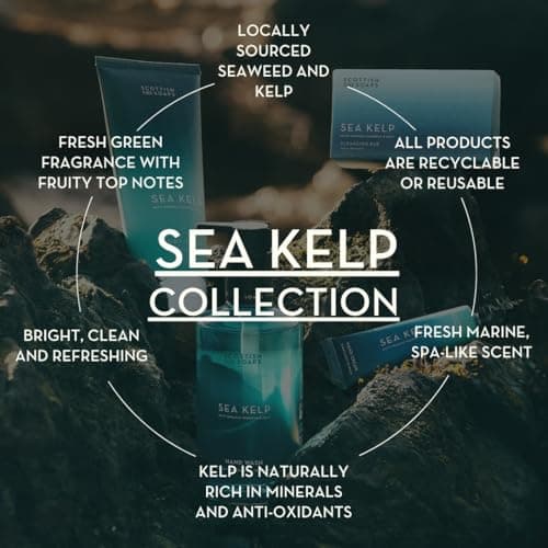 Scottish Fine Soaps Sea Kelp Cooling Foot Balm 75ml – Hydrating Foot Cream with Menthol, Eucalyptus, Cucumber & Sea Kelp for Soothing and Refreshing Tired Feet — view 2