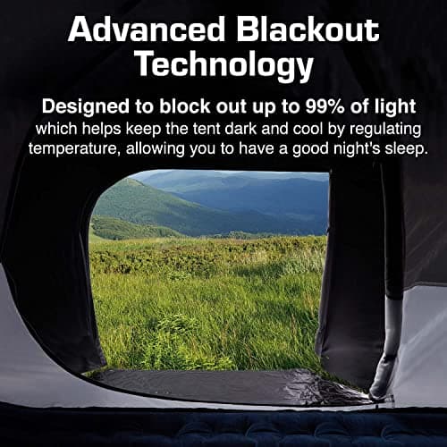 Active Era Premium 4-5 Person Dome Tent with Porch - 7220mm Waterproof Blackout Tent for Camping & Outdoor — view 2