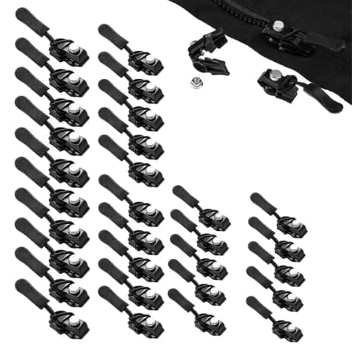 21 PCS Zip Repair Kit, Replacement Zipper Slider Set for Bags and Coats
