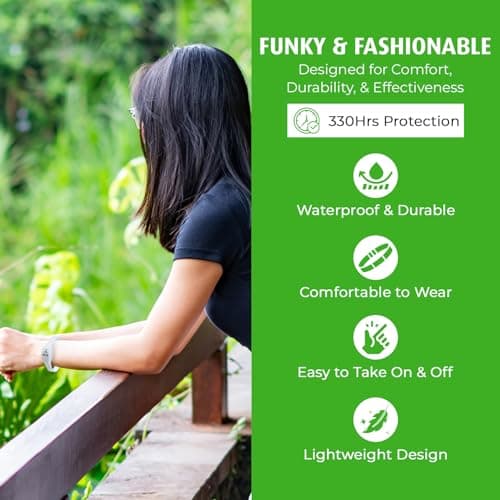 THEYE Mosquito Repellent Bracelet - Anti Mosquito Bracelet for Adults, Children, Kids - 100% Natural, Deet Free Mosquito Repellent Bands - Provides Up to 2 Weeks Protection - White Small — view 6