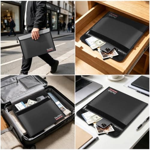 DocSafe Fireproof Document bag Set for A4 Files,Heat Insulated & Waterproof — view 6