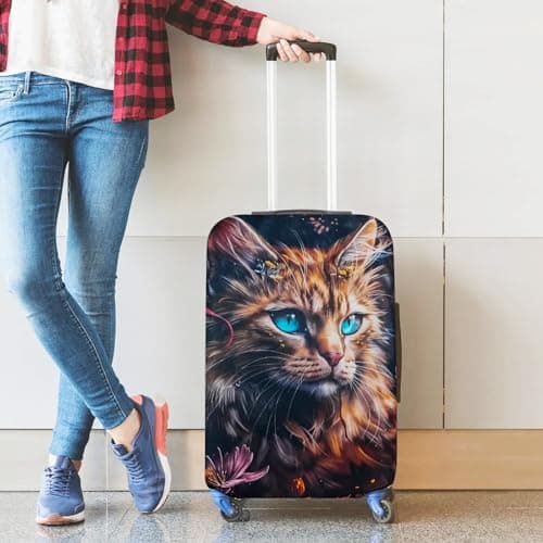 Chostky Travel Luggage Cover, Anti Scratch Travel Suitcase Protector, Elastic Washable & Stretchable Suitcase Cover, Baggage Covers Luggage Approved Travel Accessories (XL) — view 5