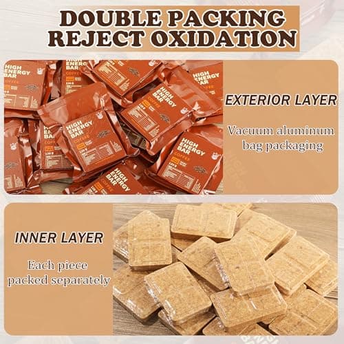 Coffee Flavour Emergency Rations, High Energy Biscuits, 12 Pack — view 5