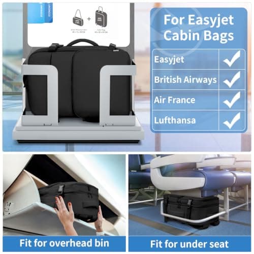ZOMFELT Travel Cabin Bags Suitable for Easyjet 45x36x20 Underseat — view 2
