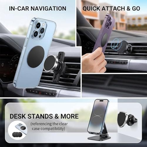 Sticker Metal Plates Replacement,phone magnet,Thin Metal Plate,pack of 4 — view 4