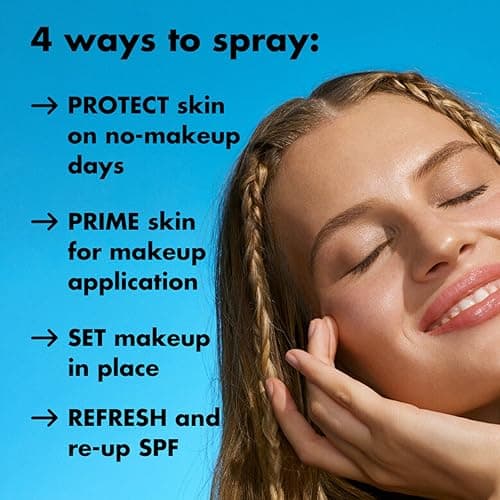 e.l.f. SKIN All Set For Sun SPF 30, Setting Spray With SPF 30 For Long-Lasting Makeup, Weightless, Non-Greasy Formula, Vegan & Cruelty-Free, Packaging May Vary — view 5