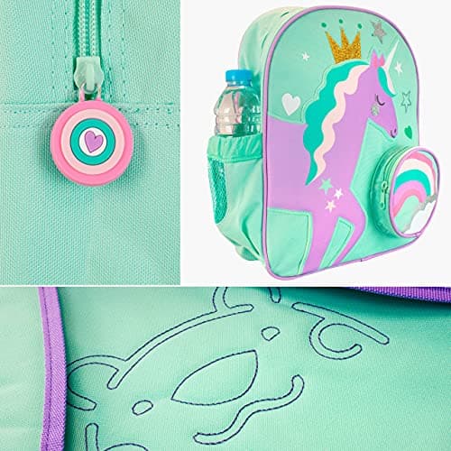 Harry Bear Kids Backpack Princess Unicorn Green — view 4