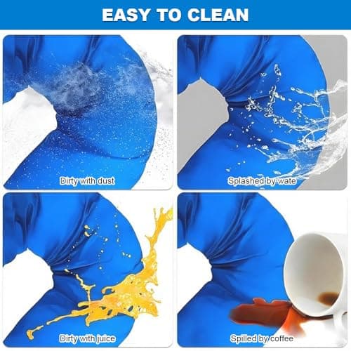 Stuffable Neck Pillow for Travel, Waterproof Travel Neck Pillows (Blue) — view 3