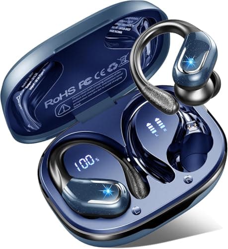 Ordtop Wireless Earbuds,Wireless Headphones Running 75H Headphone for Sport