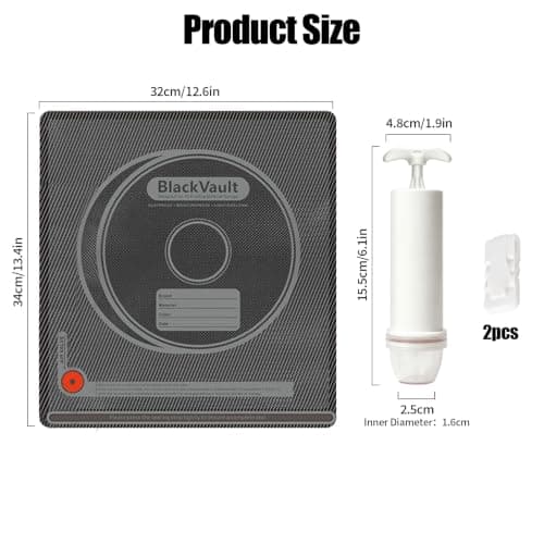 12Packs Filament Storage Bags with Pump 3D Printing Filament Vacuum Bags — view 2