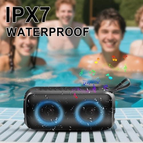 Hupoaf 20W Portable Bluetooth Speaker with Dual Drivers & Stereo Bass — view 5