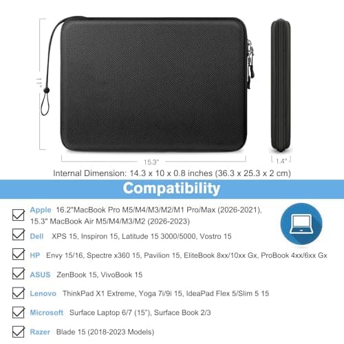 FINPAC Laptop Sleeve for MacBook Air 15.3 Inch/MacBook Pro 16" — view 5