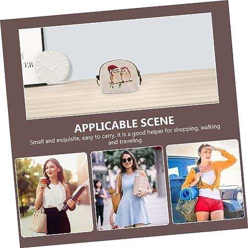 Cartoon Key Pouch Linen Small Coin Purse for Travel and Storage — view 2