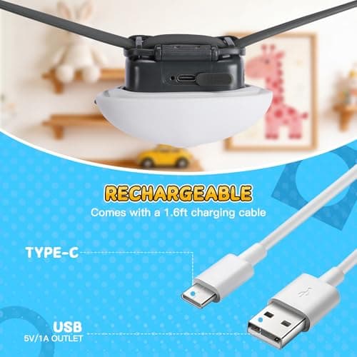 head torch rechargeable，kids head torch with Panda，Silicone LED Headlamp with 3 Lighting Modes & Flashing,USB Rechargeable head light for Cycling Running Camping for Kids ,Panda Gift for Girl and Boy — view 4