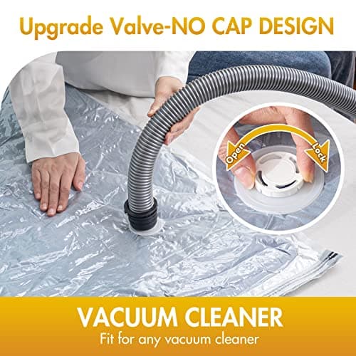 TAILI 4 Pack Jumbo Vacuum Storage Bags for Comforter, 100 X 80 CM — view 4