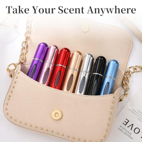 Mini Perfume Refill Bottles, 10 Pack 5ml Travel Perfume Bottle for Holiday — view 4