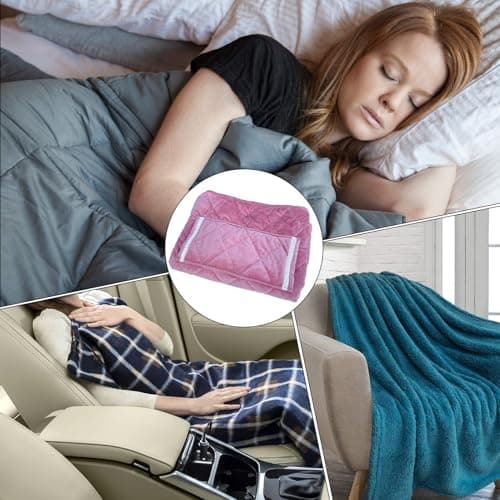 Heated Blanket Battery Operated - 60x80cm USB Powered Fleece Throw, Washable Rechargeable Heating Pad, Portable Electric Warming Cover | Nap Air Conditioning Sofa Travel Office Bed Use — view 6