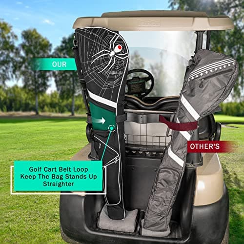 Expandable Golf Club Carry Bag, Golf Travel Bag Holds A Full Set of Clubs, Golf Sunday Bag Practice Bag — view 4