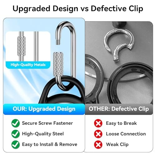 For AirTag Holder,Waterproof Airtag keyring for Apple Airtag 2(Gen 1&2) — view 4