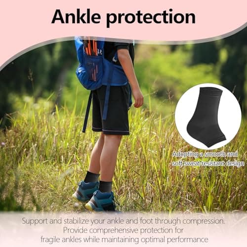 2Pairs Kids Ankle Support Brace Compression Socks Elastic Breathable — view 5