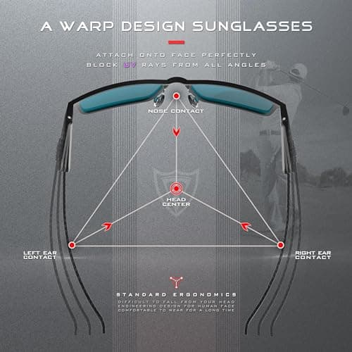 ATTCL Luxury Fibra De Carbon Polarised Sunglasses Mens for Driving UV400 — view 5