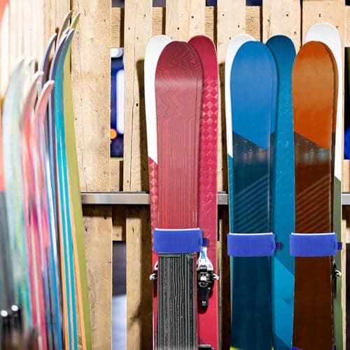 Ski Carrier Straps Adjustable Padded Carrying Strap Quick Ski Wraps 4X — view 2