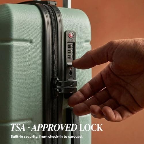 LUGG - Jetset 32 Inch Large Suitcase – Lightweight Hard Shell Luggage with TSA Lock – Water-Resistant ABS Spinner Suitcase – 4 Wheels – 86x58x31cm Travel Bag — view 6