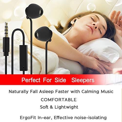 Ururtm Sleeping wired Headphones Earphones with 3.5mm plug — view 4