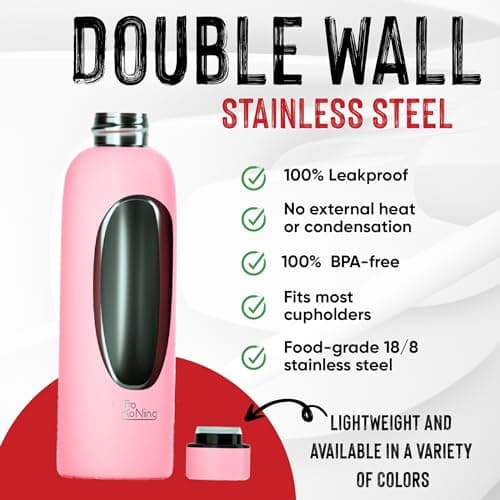 OTTO KONING Water Bottle 500ml Insulated Stainless Steel Flask — view 5