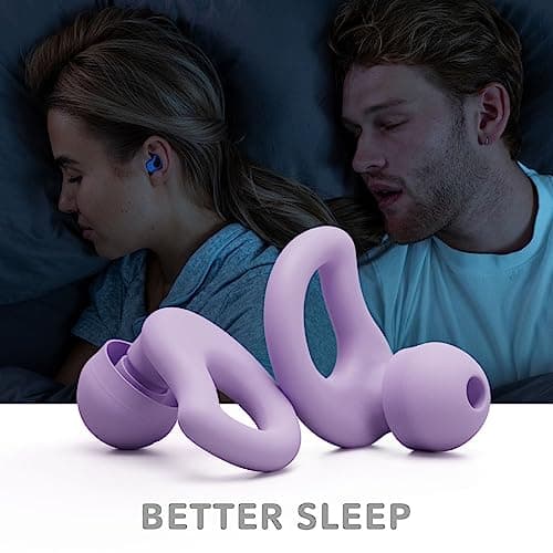 CURVD Everyday Earplugs – Ultra Soft, Customizable Sleep, Travel, Sensitivity, Noise Protection, for Sound Canceling Isolation, up to -30dB Reduction, NRR 15, Reusable and Sustainable (Purple) — view 6