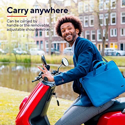 Trust Bologna Slim Laptop Bag 16 Inch with Shoulder Strap, Blue — view 2