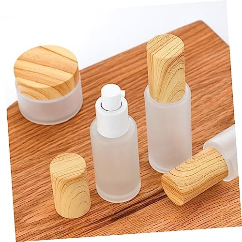 POPETPOP 6 Pack 30ml Glass Spray Bottle White Refillable Bottles — view 2