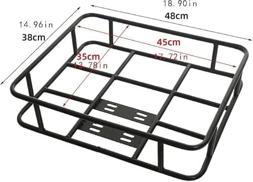 Rear Luggage Rack Bicycle Storage Structure — view 3