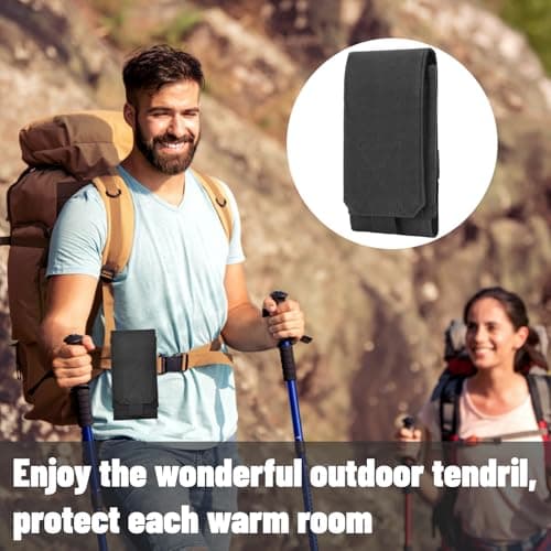 Tactical MOLLE Phone Pouch, Belt Holster Fits 4.7-6.7 Inch Smartphones — view 5