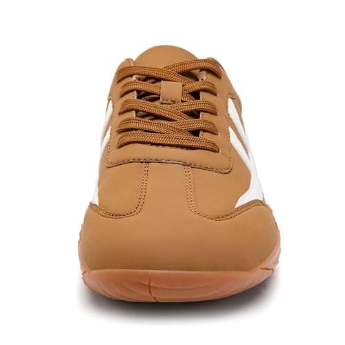 XKOWUO Womens Walking Grounding Sneaker Zero Drop Sole Lightweight Road Running Shoes Non-Slip Tennis Sneakers Breathable Fashion Athletic Brownsize 4 — view 4
