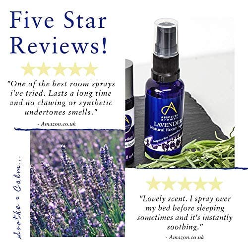 Absolute Aromas Natural Lavender Room Spray 30ml with Pure Lavender (Lavandula Angustifolia) Essential Oil - A Light, Crisp and Calming Aroma - 100% Pure, Natural, Vegan, Undiluted and Cruelty-Free — view 4