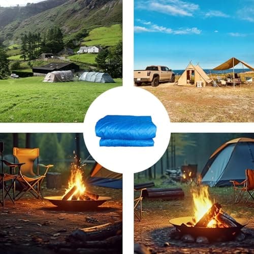Heated Sleeping Bag Pad - USB Power 6 Heated Zone Camping Mat Sleeping Bag Liner | Electric Sleeping Bag Heater Mat Soft for Yoga Mat Sofa Pet Mat — view 4