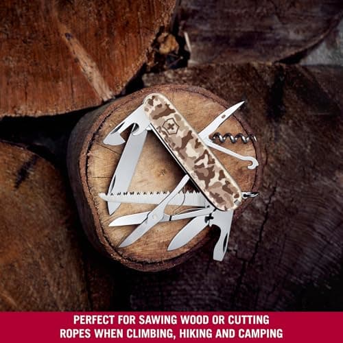Victorinox Swiss Army Knife Huntsman - Multitool 15 Functions - Wood Saw — view 4