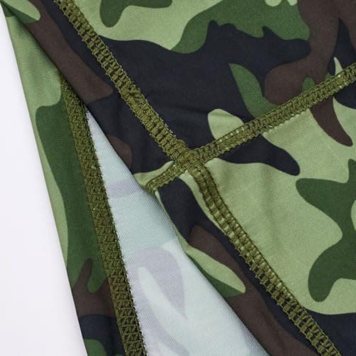 Fousam Scarf for Men and Women, Cooling Mask, Face and Neck Protection, Scarf, for Sun Protection, Hiking, Fishing, Climbing, Riding, Hunting, Woodland camo — view 4