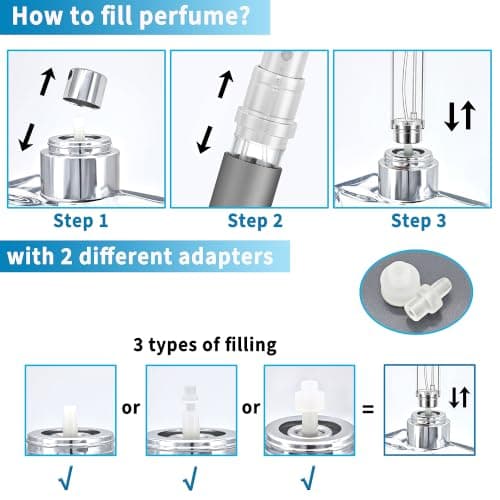 5ml 1-Pack Travel Refillable Perfume Atomiser Bottle, Perfume Refill Bottle — view 4