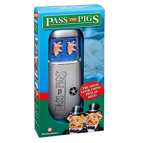 PASS THE PIGS Dice Game, The classic party and travel game, Will you get a Leaning Jowler? A Double Snouter?, first to 100 points wins, great gift for ages 6 plus