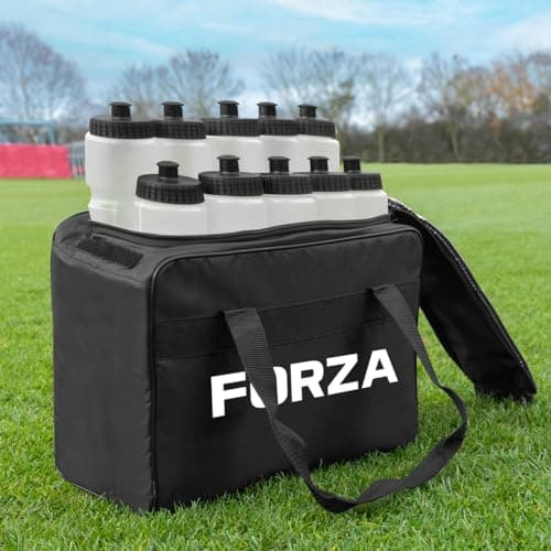 FORZA 10 Water Bottles (750ml) & Carry Bag Set │ 10x Bottle Capacity │Must Have Travel Essentials (Semi-Translucent)
