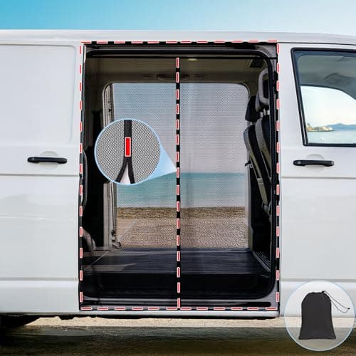Magnetic Mosquito Net for VW T5 T6 Side Sliding Door - Car Fly Screen — view 6