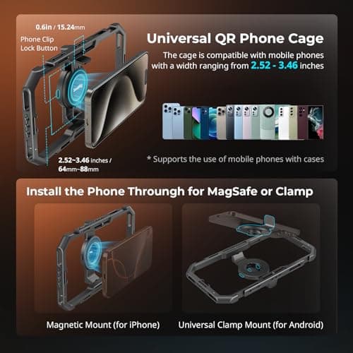 SMALLRIG All-in-One Quick Release Phone Video Rig Kit Pro - 4704 — view 3